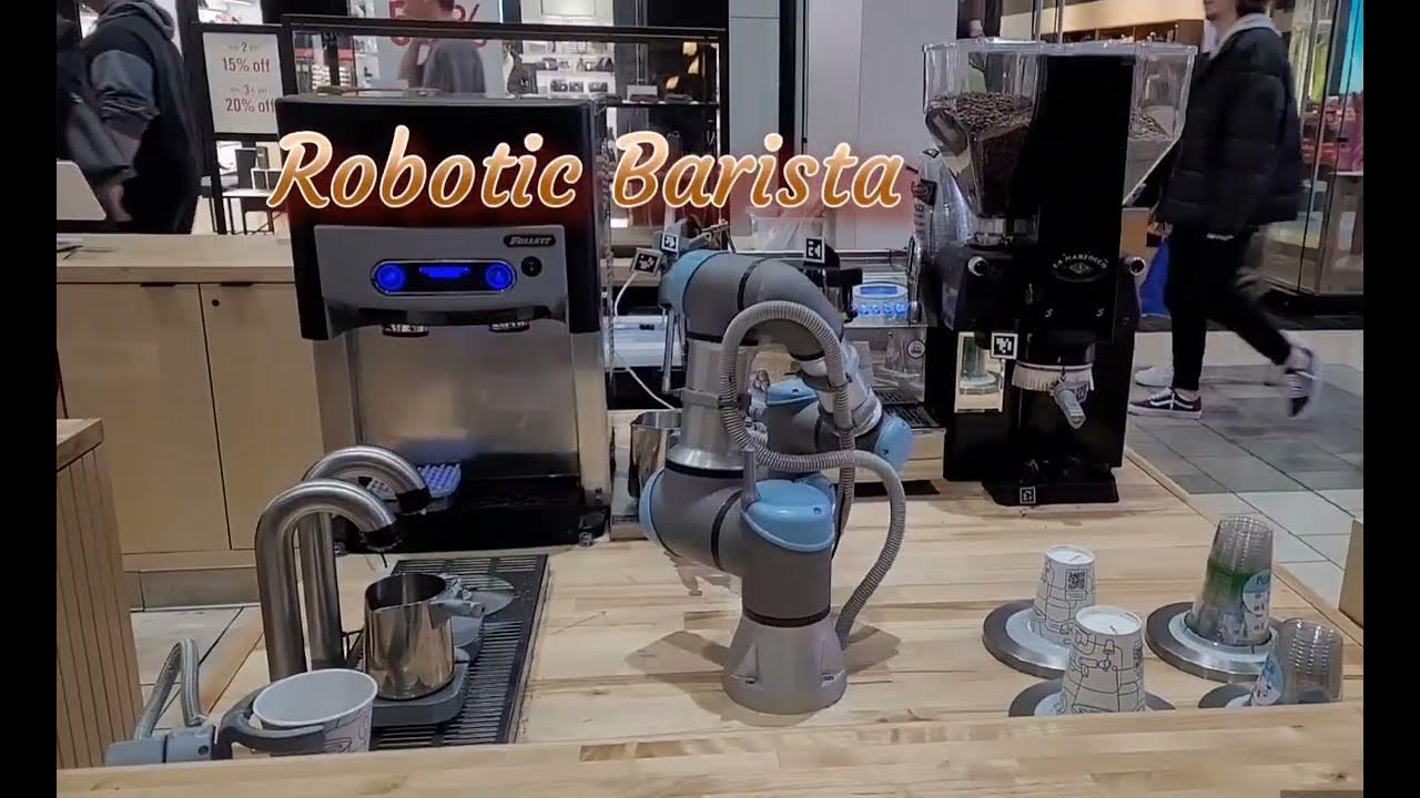 Artly Coffee at Washington Square Oregon. Robotic Barista#robot #