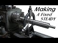 This old lathe needed a fixed steady,