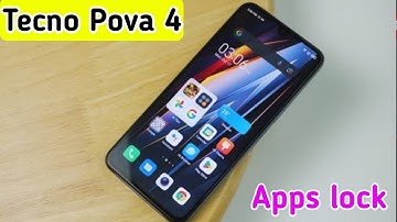 How To Enable Applock In Tecno Pova 4 ,Tecno Pova 4  Mein Apps Lock Setting Kaise Karen