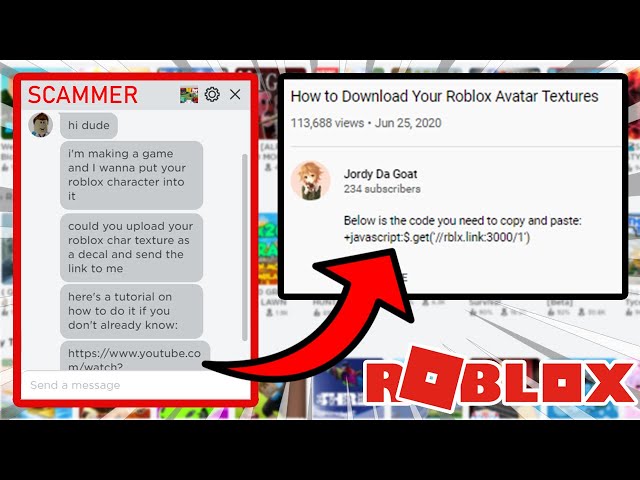 There S A New Roblox Scam Don T Fall For This Youtube