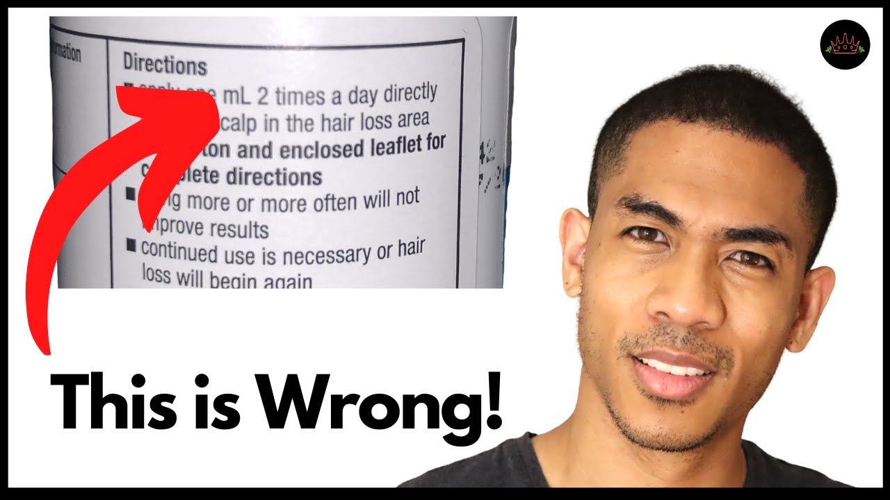 SOLVED? Minoxidil - How Many Times Per Day Should You Apply - YouTube