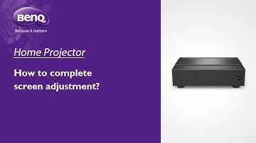 [BenQ FAQ] Projector_How to complete screen adjustment