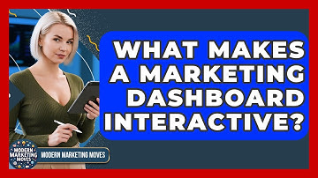 What Makes A Marketing Dashboard Interactive? - Modern Marketing Moves