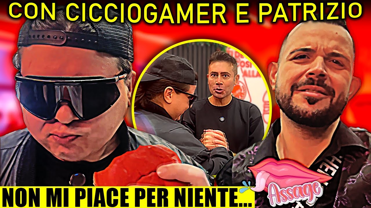 Provo i 2 Nuovi Burger di Cicciogamer89 🍔 ...con lui e Patrizio Official | ASSAGE