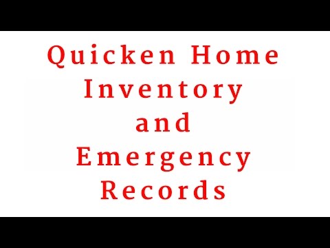 how to launch quicken home inventory