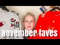 November faves 2020