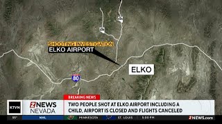 One dead, one hospitalized in shooting at Elko Airport