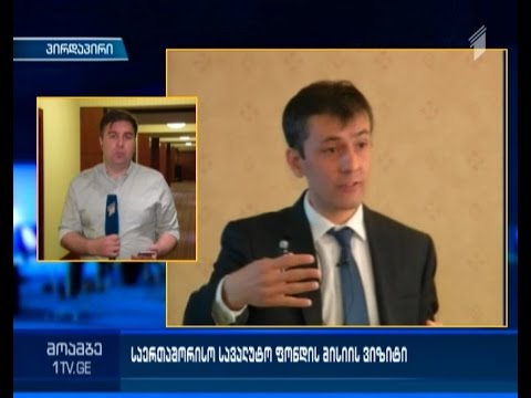 საერთაშორისო სავალუტო ფონდის მისია ანგარიშის პრეზენტაციას მართავს