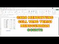 Cara menghitung Jumlah Cell yang Terisi Menggunakan Rumus COUNTA di excel