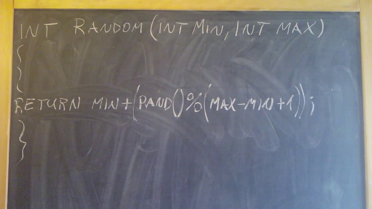 Generazione di numeri casuali - Random C++ - YouTube