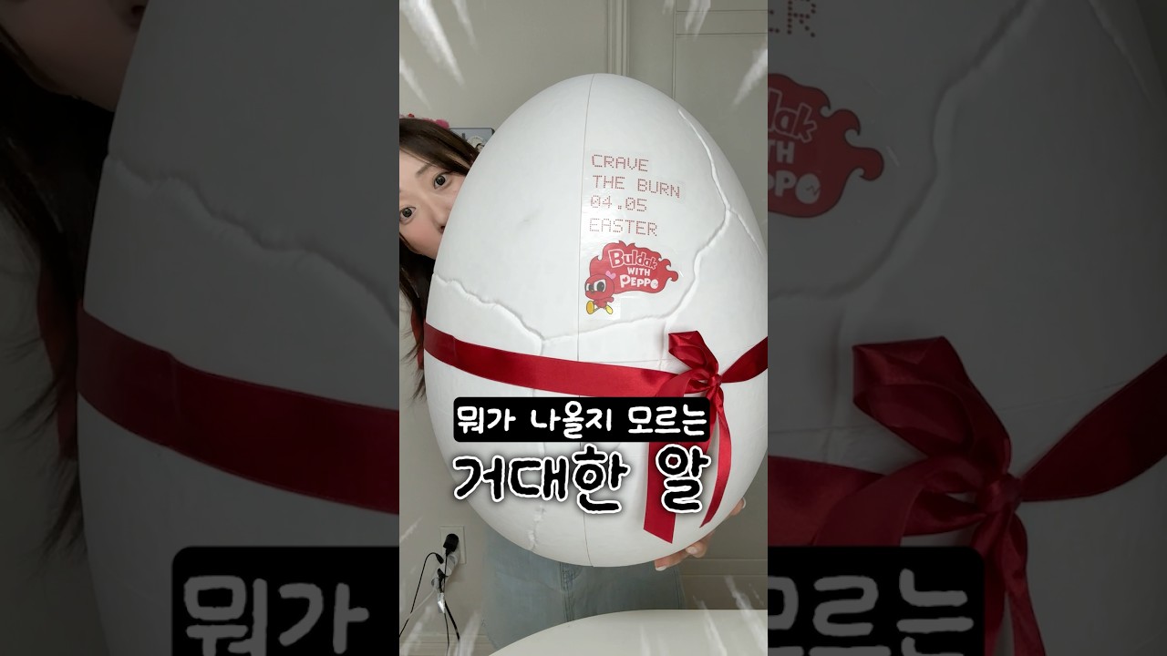 거대한 알에서 뭐가 나올까⁉️✨
