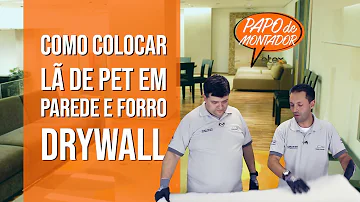 Como instalar lã de PET na parede?