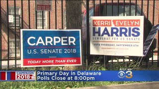 Voters Head To Polls For Primary Day In Delaware