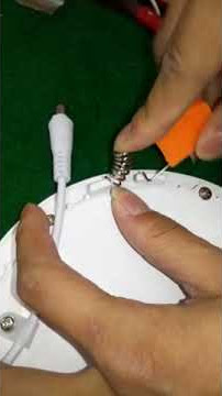 LED Panel Light - installing tension spring