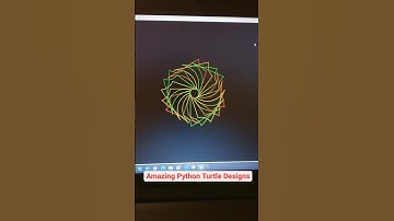 Python Turtle Graphics - 28 | Amazing Python Turtle Design | Coding Video | Instagram Reels |