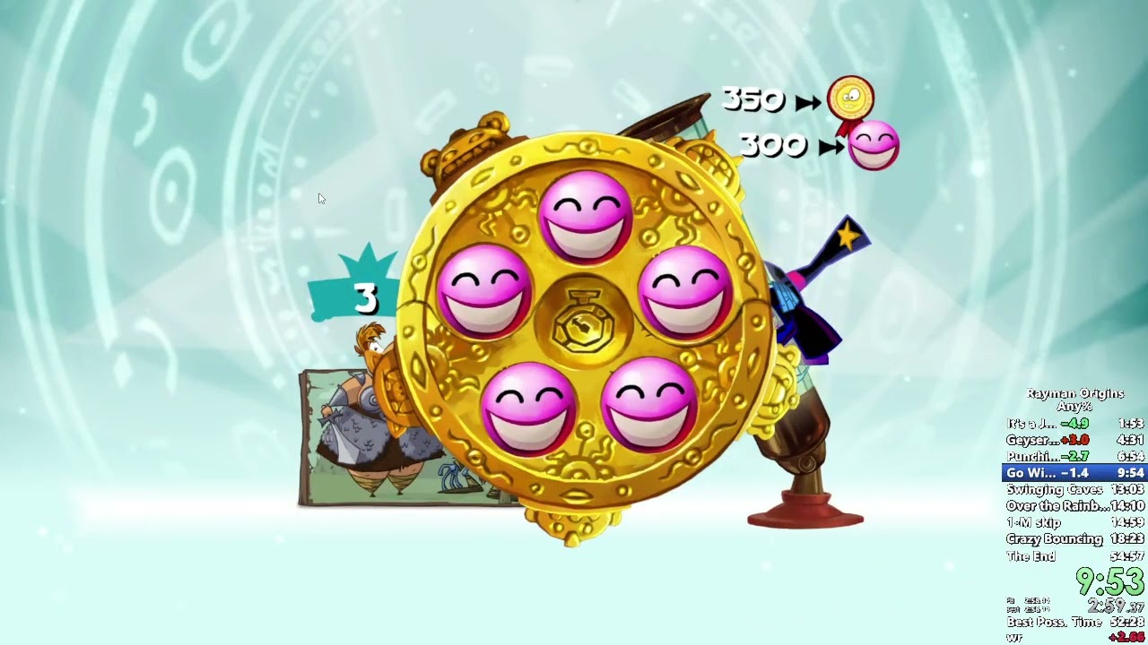 [Former WR] Rayman Origins Any% Speedrun in 52:46