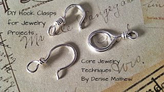 Getting Started Making Wire Wrapped Hooks Clasps by Denise Mathew