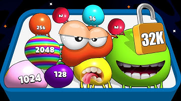 BLOB MERGE 3D - Reach 32K! MAX LEVEL (Freeplay)