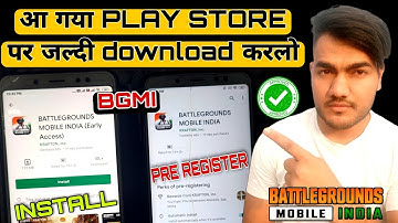 BGMI PLAY STORE PAR AAGAYA || How to Download Bgmi In Your Phone || BGMI Early Access #Bgmi