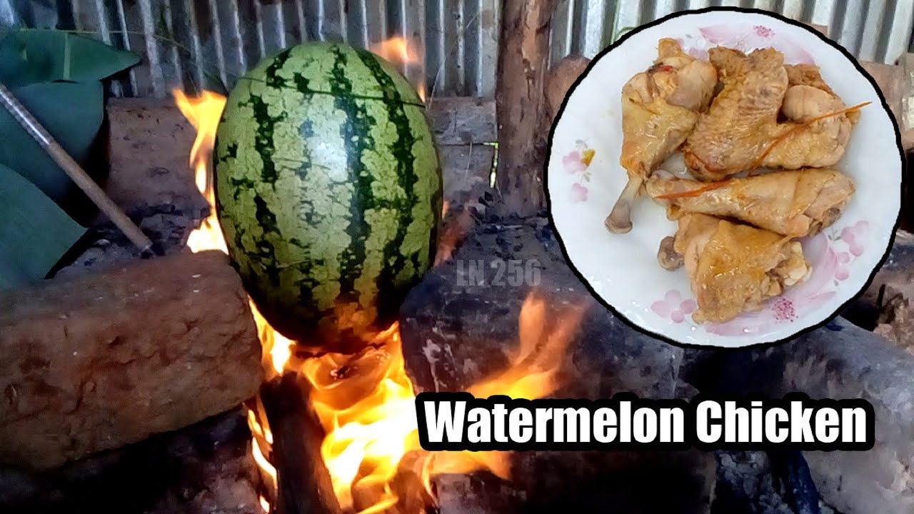 How to Cook Chicken in Watermelon New Cook Tuyige Okufumbira Enkoko mu ...