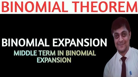 binomial theorem class 11 | middle term of a binomial expansion | rd sharma exercise 18.2