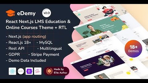 eDemy v2.0 with Next.js 14 (App Router) - Tutorial Video