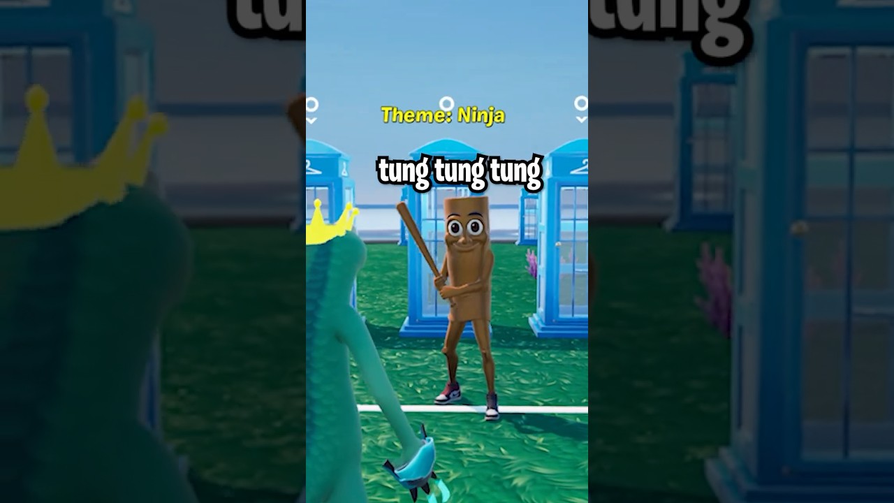 He Said Tung Tung Tung Sahur Counts As A NINJA😭 #fortnite