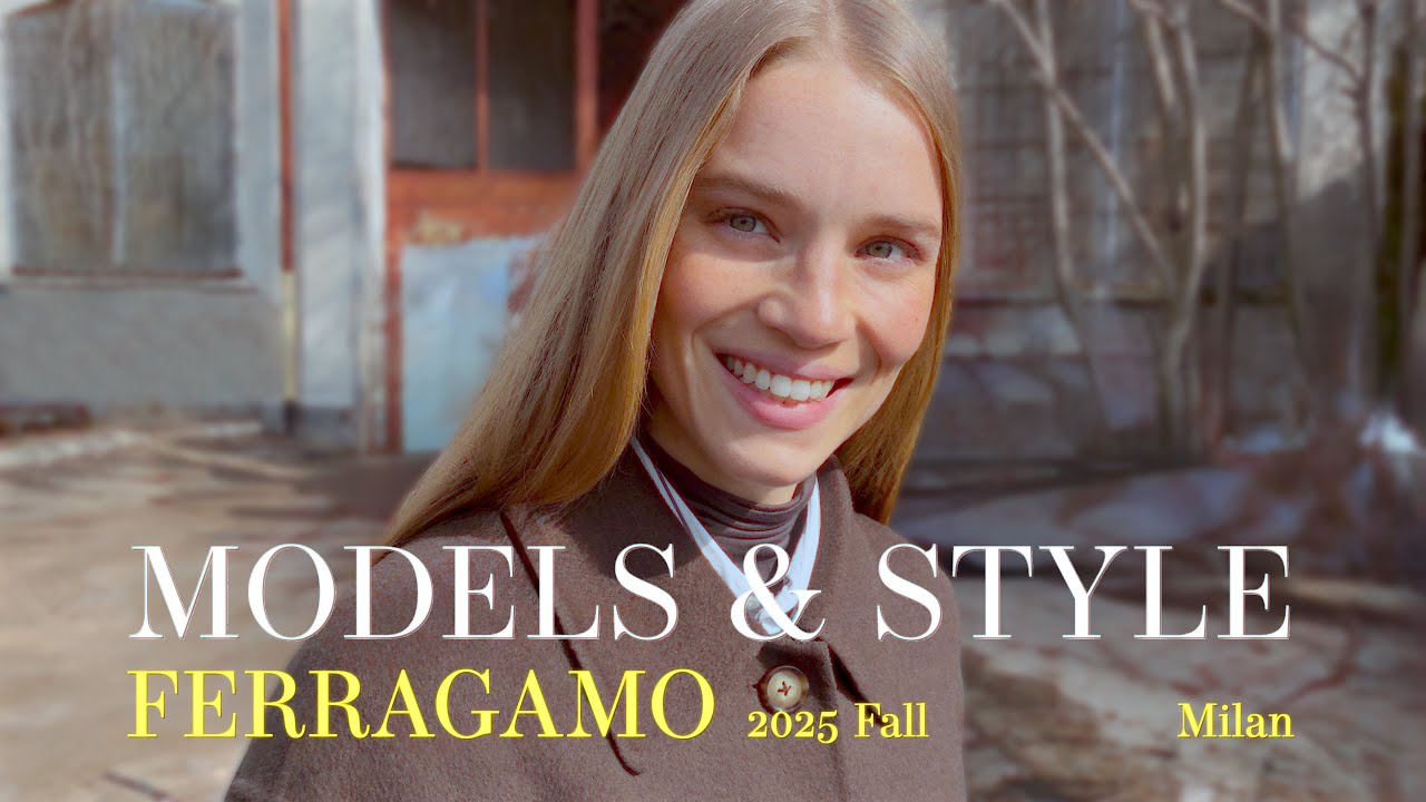 Famous Great Models - Astonishing New Style - Ferragamo 2025