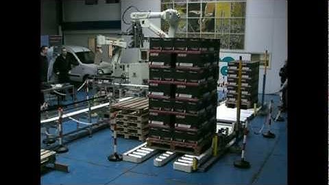 Kawasaki RD80N Robotpalletiser FAT for Ardeca at RFA