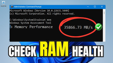 CMD: Check Your Computer RAM Health