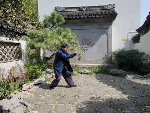 Freely practice Xingyiquan in the Su-style garden