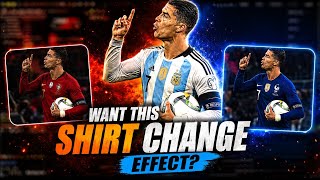 Viral trending Shirt Changing Effect detailed tutorial | Need support guys #aftereffect #shirtchange