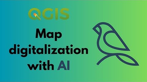 Tuto QGIS: Vectorization with Bunting Labs AI Vectorizer