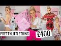 £400 PRETTY LITTLE THING HAUL / TRY ON / Wedding Guest & Prom Dresses