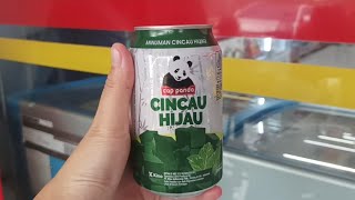 Review Minuman Terbaru, Cap Panda Cincau Hijau (Harga Rp7.500 di Alfamart)