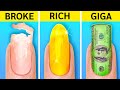 BROKE vs RICH vs GIGA RICH STUDENTS || I Got Adopted By Billionaires By 123 GO Like!