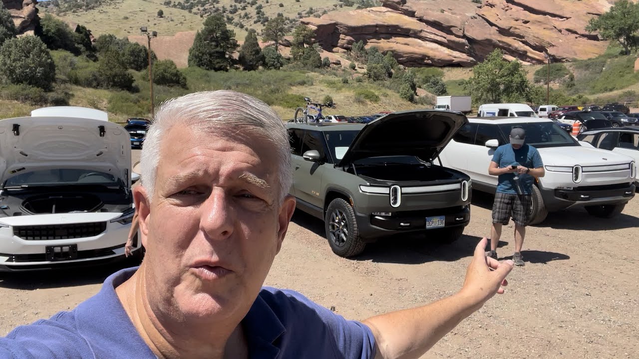 I Take You On A Tour Of An All Electric Vehicle Car Show At The Red