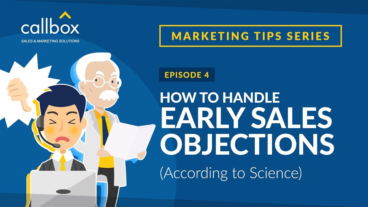 How to Handle Early Sales Objections, According to Science - YouTube