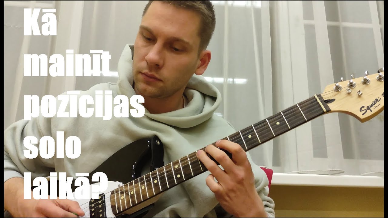 🎸Kā mainīt pozīcijas solo laikā? | Ģitārspēles nodarbība