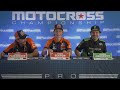Post Race Press Conference 450 | Washougal National 2024
