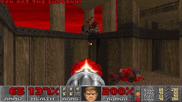 Final Doom The Plutonia Experiment Map12 UV Max in 4m21s by blob1024