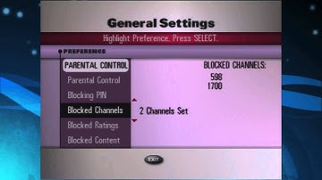 Parental controls Cox advanced TV without DVR receivers