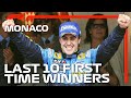 The Last 10 First-Time Winners Of The Monaco Grand Prix