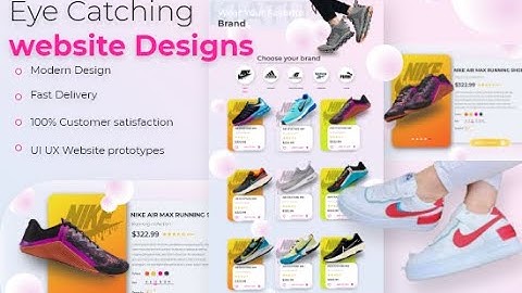 Kiatu Shoe Website designed with Adobe XD. UX UI Project