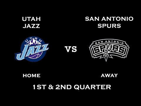 NBA 2K10 Gameplay Utah Jazz Vs San Antonio Spurs 1st 2nd Quarter