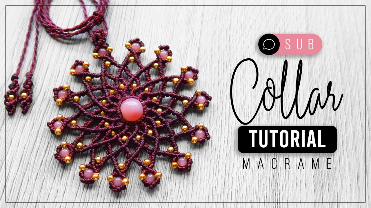 Collar Celta » 🔮 tutorial | como hacer collar de hilo | diy ● Macrame #186