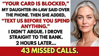 Ask Us Before You Spend! My Daughter-In-Law Blocked My Card — 2 Hours Later, I Made One Call, S...