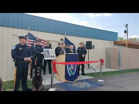 Bensalem Police K-9 Kennel opening.