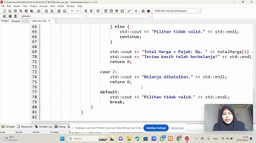 MEMBUAT PROGRAM KASIR SEDERHANA DENGAN DEV C++
