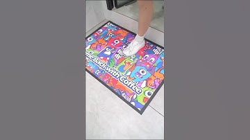 Personalize sublimation door mat for your psace#shorts